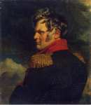 Dawe George Portrait of Alexei P. Yermolov 1777-1861  - Hermitage